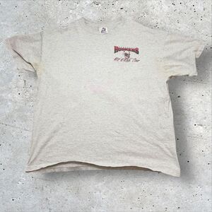 Vtg Nebraska Huskers Hit Run Tour T Shirt 2X Tri Lake Sportwear